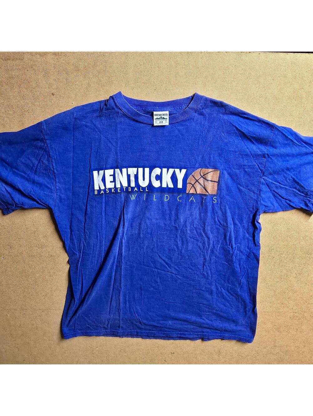 Vintage Kentucky Wildcats T-Shirt Size 2XL Blue Crewneck Briar Creek 90s
